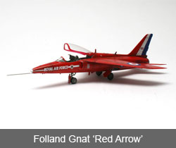 The Folland Gnat 'Red Arrow'